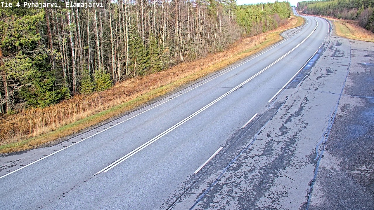Kelikamerat Kuva Tie 4 Pyhäjärvi, Elämäjärvi, Pyhäjärvi, Pohjois-Pohjanmaa