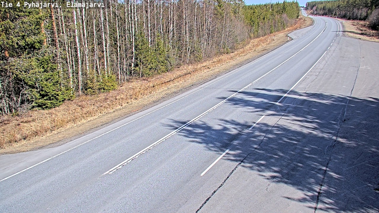 Kelikamerat Kuva Tie 4 Pyhäjärvi, Elämäjärvi, Pyhäjärvi, Pohjois-Pohjanmaa