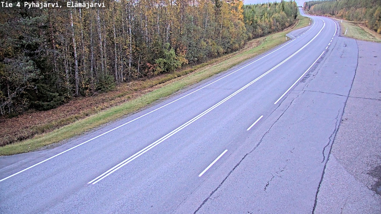 Kelikamerat Kuva Tie 4 Pyhäjärvi, Elämäjärvi, Pyhäjärvi, Pohjois-Pohjanmaa