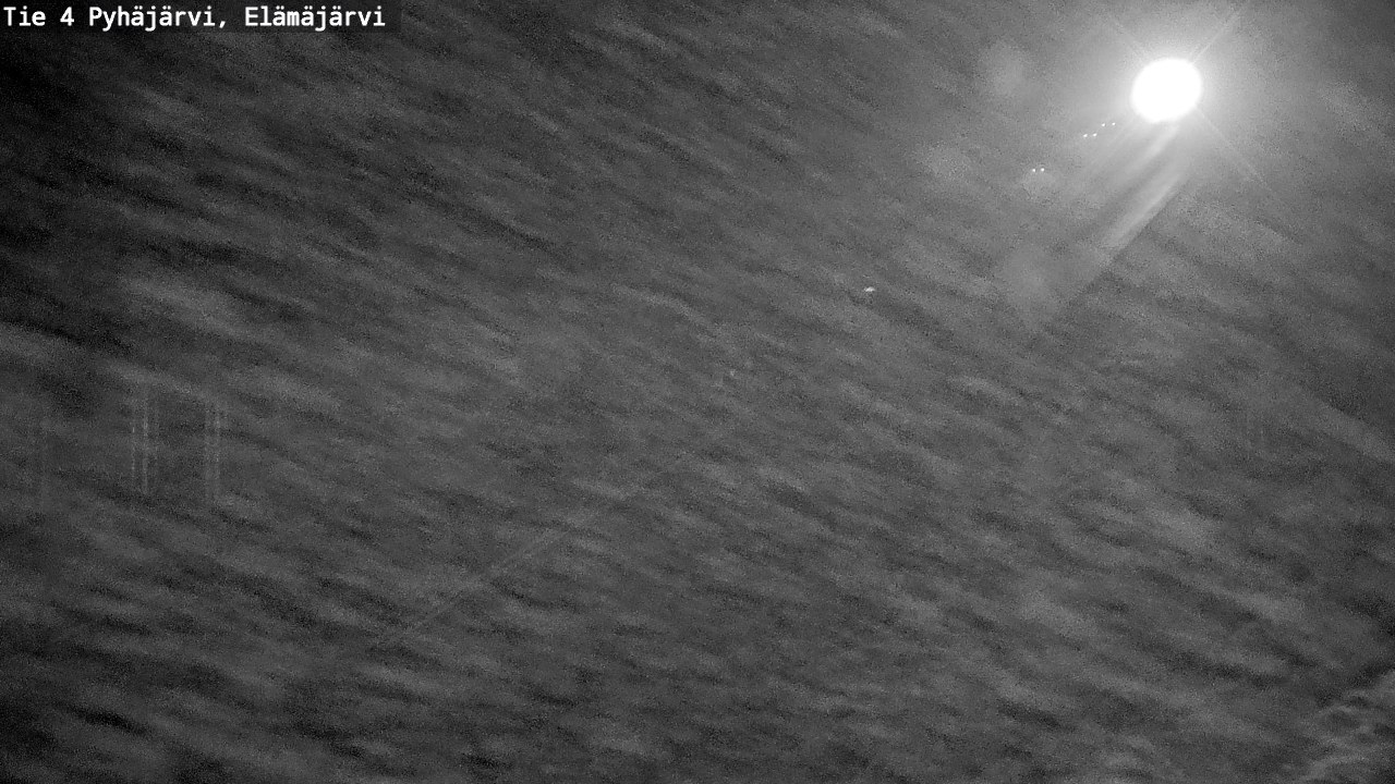 Weather Camera Image Väg 4 Pyhäjärvi, Elämäjärvi, Pyhäjärvi, Pohjois-Pohjanmaa
