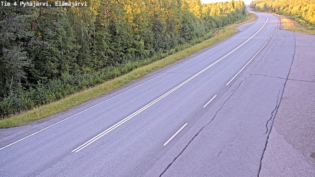 Kelikamerat Kuva Tie 4 Pyhäjärvi, Elämäjärvi, Pyhäjärvi, Pohjois-Pohjanmaa