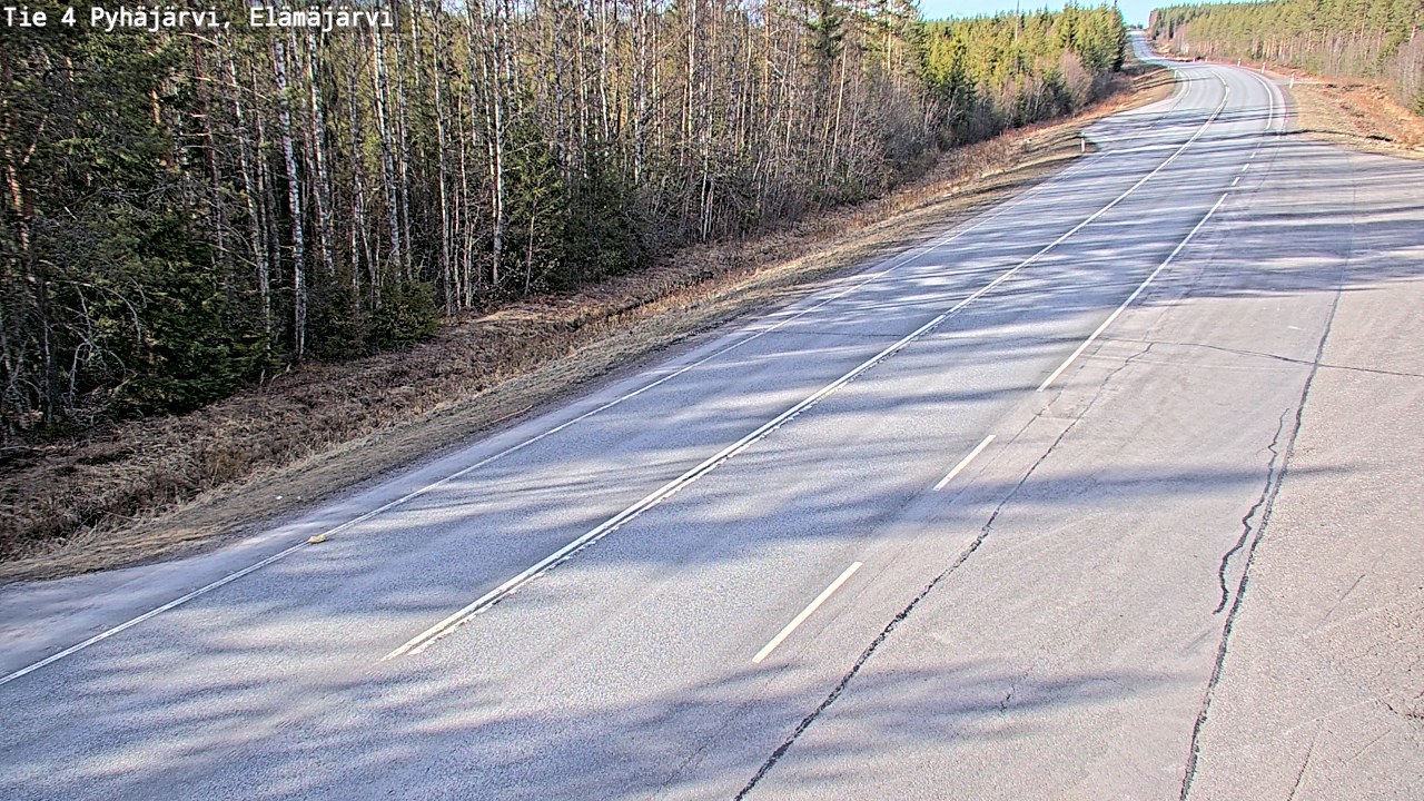 Kelikamerat Kuva Tie 4 Pyhäjärvi, Elämäjärvi, Pyhäjärvi, Pohjois-Pohjanmaa