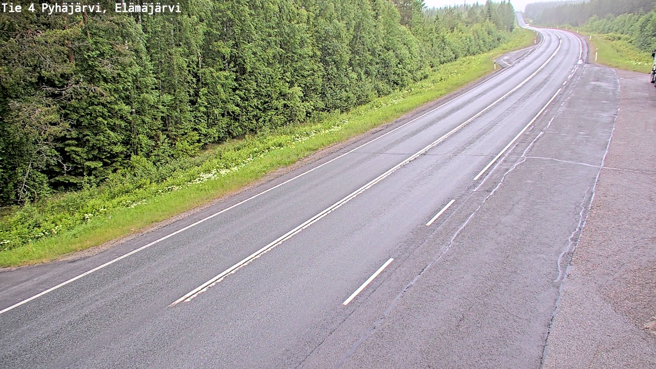 Kelikamerat Kuva Tie 4 Pyhäjärvi, Elämäjärvi, Pyhäjärvi, Pohjois-Pohjanmaa