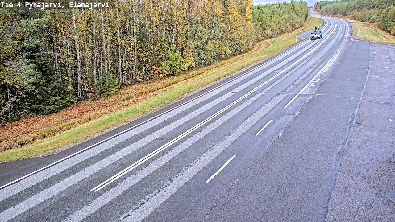 Kelikamerat Kuva Tie 4 Pyhäjärvi, Elämäjärvi, Pyhäjärvi, Pohjois-Pohjanmaa