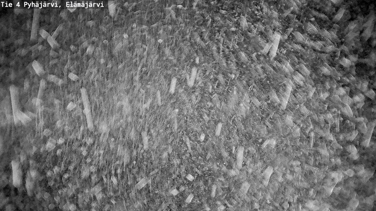 Weather Camera Image Väg 4 Pyhäjärvi, Elämäjärvi, Pyhäjärvi, Pohjois-Pohjanmaa