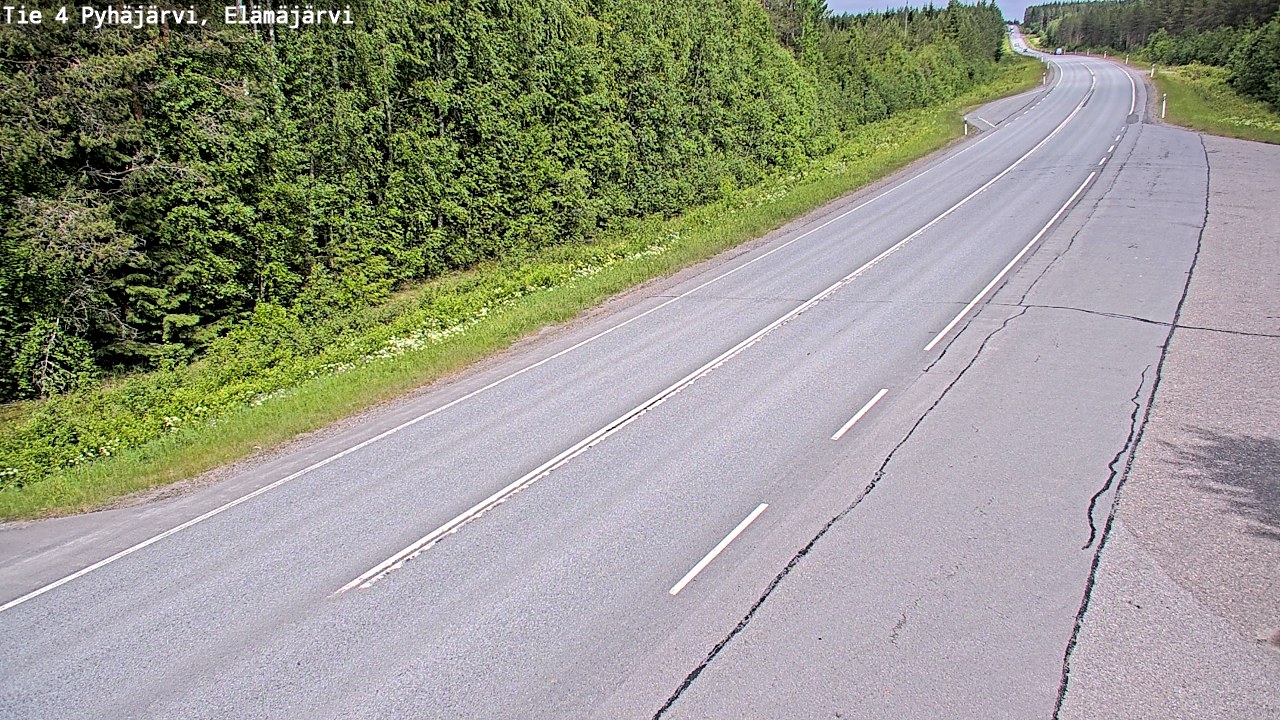 Kelikamerat Kuva Tie 4 Pyhäjärvi, Elämäjärvi, Pyhäjärvi, Pohjois-Pohjanmaa