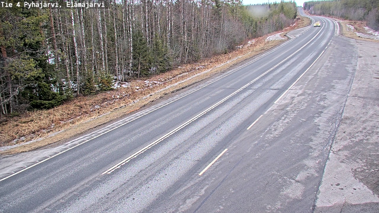 Kelikamerat Kuva Tie 4 Pyhäjärvi, Elämäjärvi, Pyhäjärvi, Pohjois-Pohjanmaa