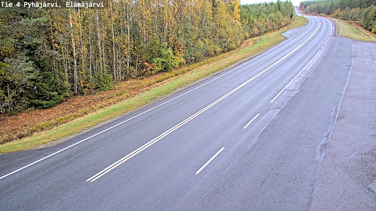 Kelikamerat Kuva Tie 4 Pyhäjärvi, Elämäjärvi, Pyhäjärvi, Pohjois-Pohjanmaa