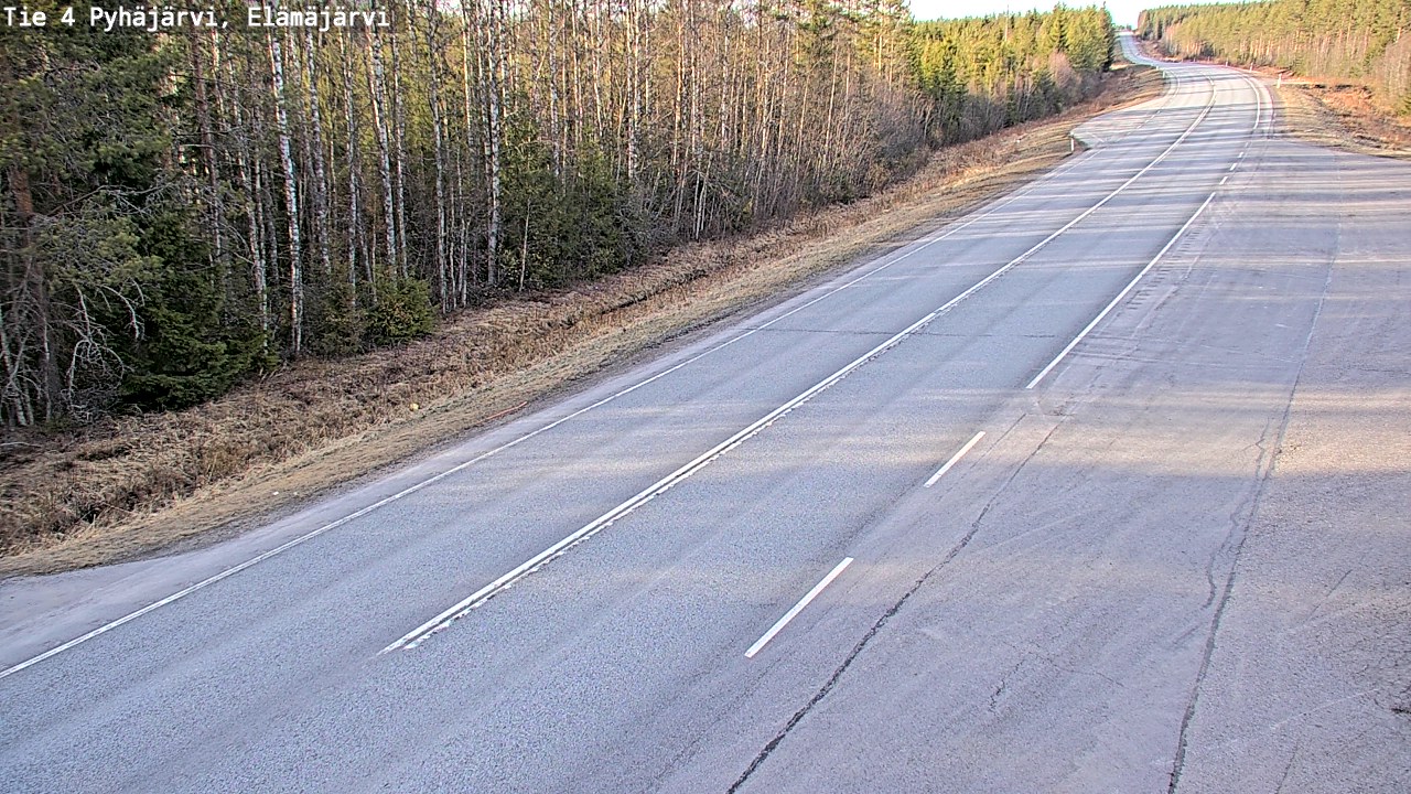Kelikamerat Kuva Tie 4 Pyhäjärvi, Elämäjärvi, Pyhäjärvi, Pohjois-Pohjanmaa