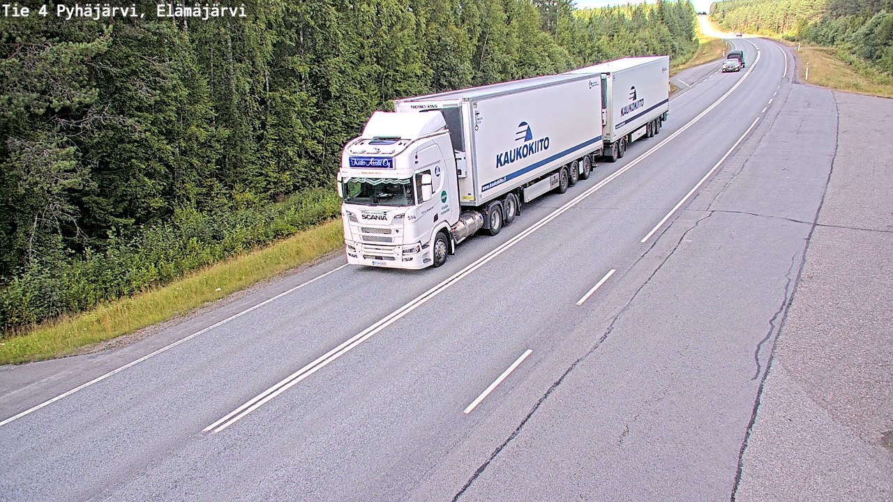 Kelikamerat Kuva Tie 4 Pyhäjärvi, Elämäjärvi, Pyhäjärvi, Pohjois-Pohjanmaa