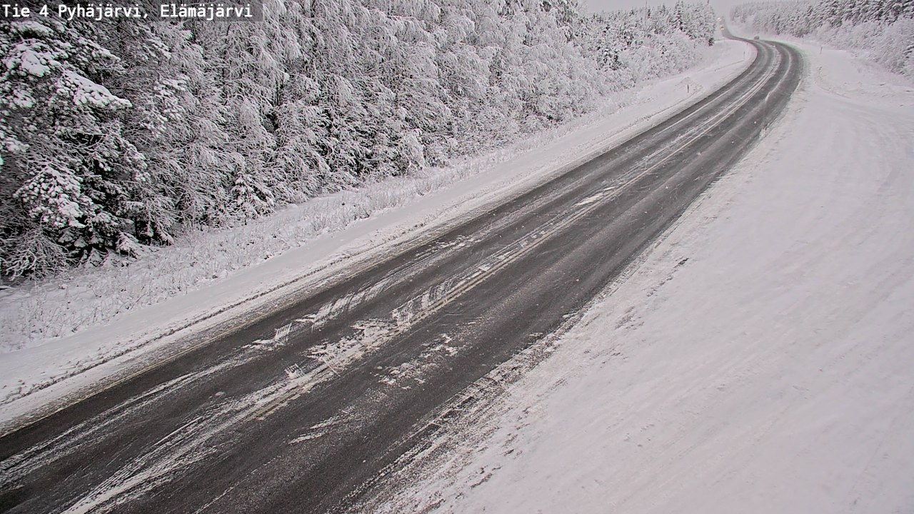 Kelikamerat Kuva Tie 4 Pyhäjärvi, Elämäjärvi, Pyhäjärvi, Pohjois-Pohjanmaa