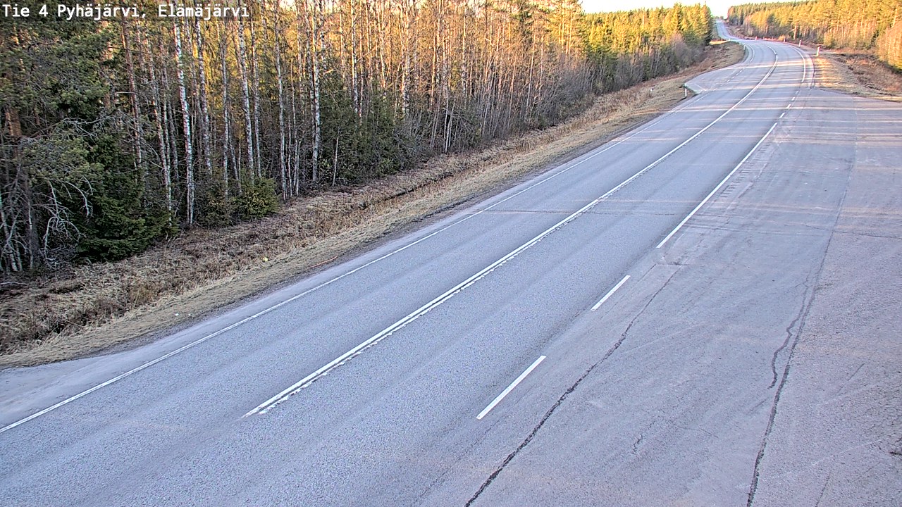 Kelikamerat Kuva Tie 4 Pyhäjärvi, Elämäjärvi, Pyhäjärvi, Pohjois-Pohjanmaa