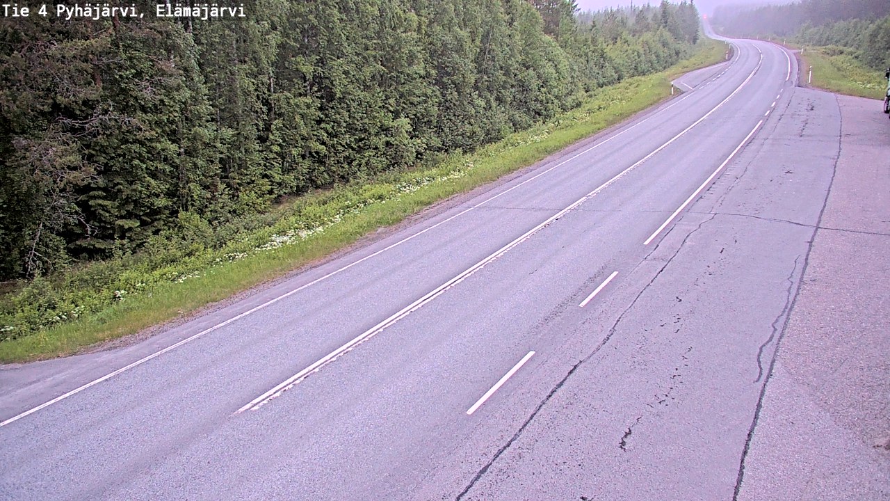 Kelikamerat Kuva Tie 4 Pyhäjärvi, Elämäjärvi, Pyhäjärvi, Pohjois-Pohjanmaa
