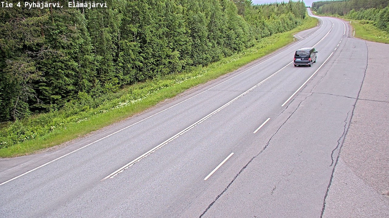 Kelikamerat Kuva Tie 4 Pyhäjärvi, Elämäjärvi, Pyhäjärvi, Pohjois-Pohjanmaa