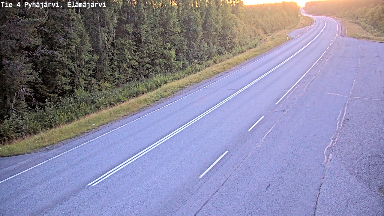 Kelikamerat Kuva Tie 4 Pyhäjärvi, Elämäjärvi, Pyhäjärvi, Pohjois-Pohjanmaa