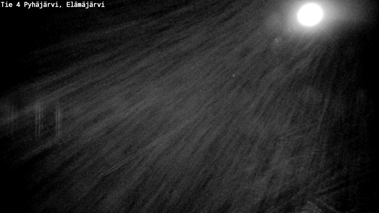 Weather Camera Image Väg 4 Pyhäjärvi, Elämäjärvi, Pyhäjärvi, Pohjois-Pohjanmaa