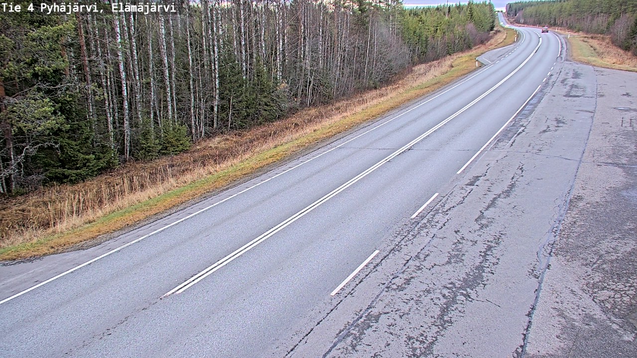 Kelikamerat Kuva Tie 4 Pyhäjärvi, Elämäjärvi, Pyhäjärvi, Pohjois-Pohjanmaa