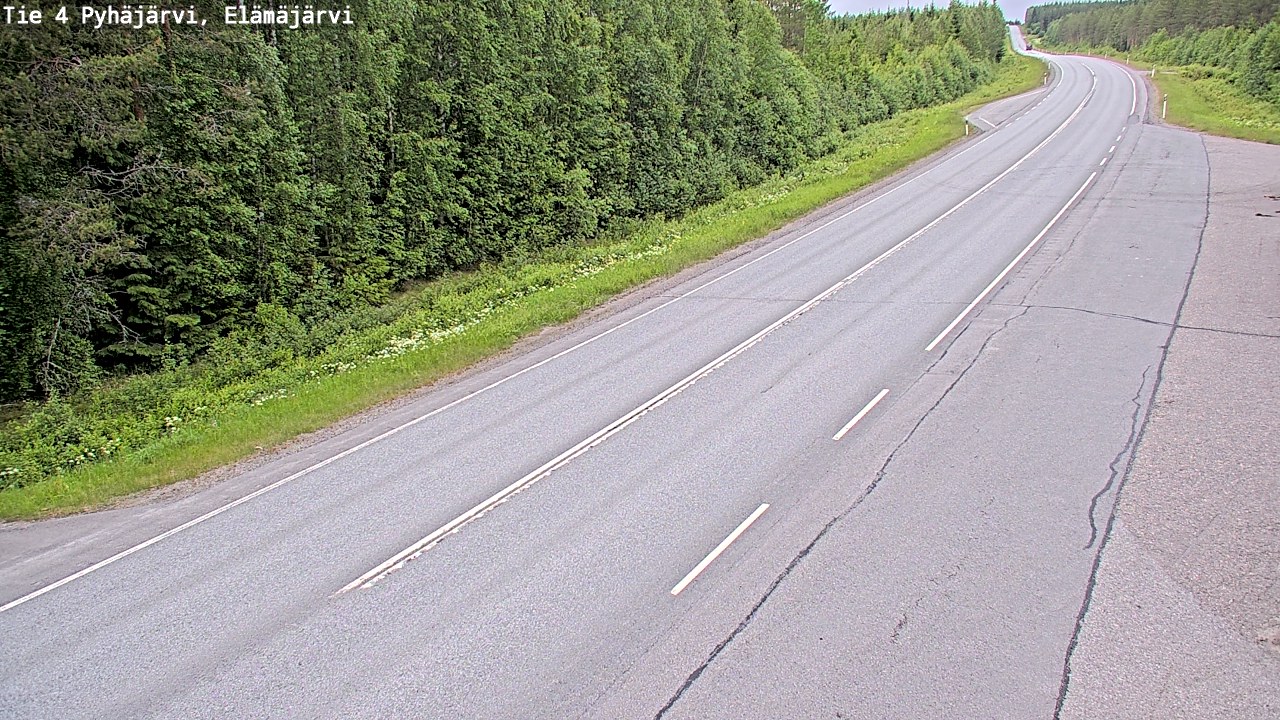 Kelikamerat Kuva Tie 4 Pyhäjärvi, Elämäjärvi, Pyhäjärvi, Pohjois-Pohjanmaa