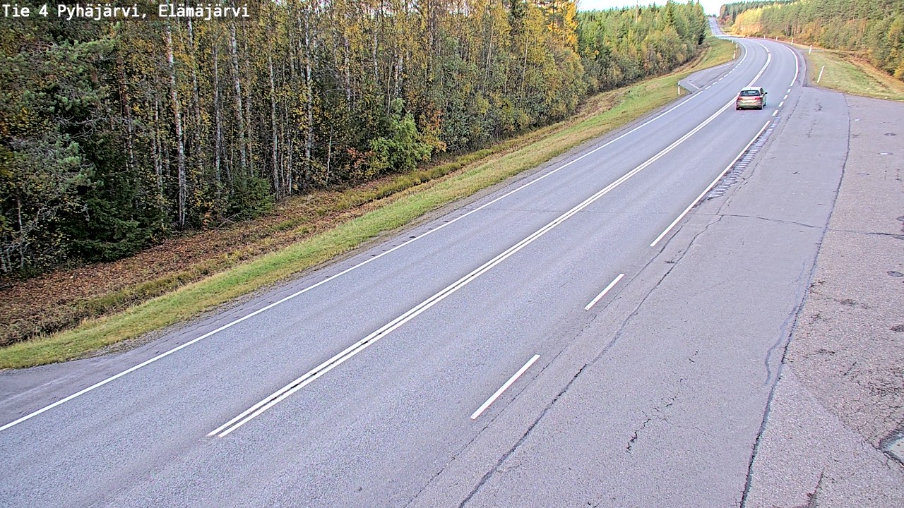 Kelikamerat Kuva Tie 4 Pyhäjärvi, Elämäjärvi, Pyhäjärvi, Pohjois-Pohjanmaa
