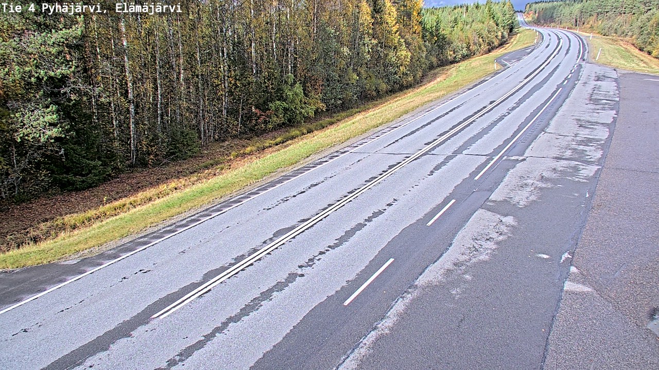 Kelikamerat Kuva Tie 4 Pyhäjärvi, Elämäjärvi, Pyhäjärvi, Pohjois-Pohjanmaa
