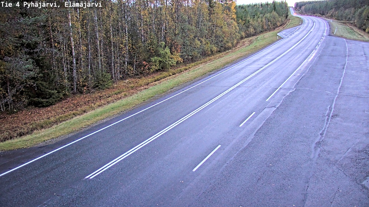 Kelikamerat Kuva Tie 4 Pyhäjärvi, Elämäjärvi, Pyhäjärvi, Pohjois-Pohjanmaa