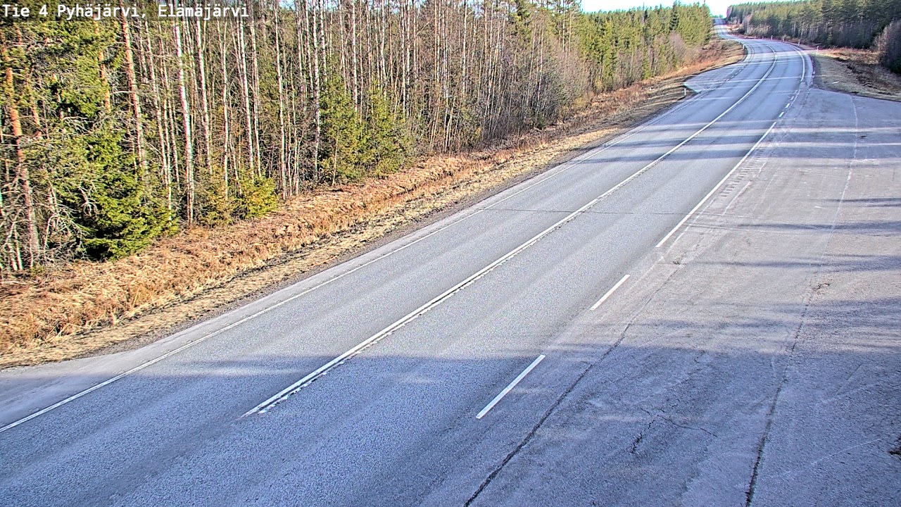 Kelikamerat Kuva Tie 4 Pyhäjärvi, Elämäjärvi, Pyhäjärvi, Pohjois-Pohjanmaa