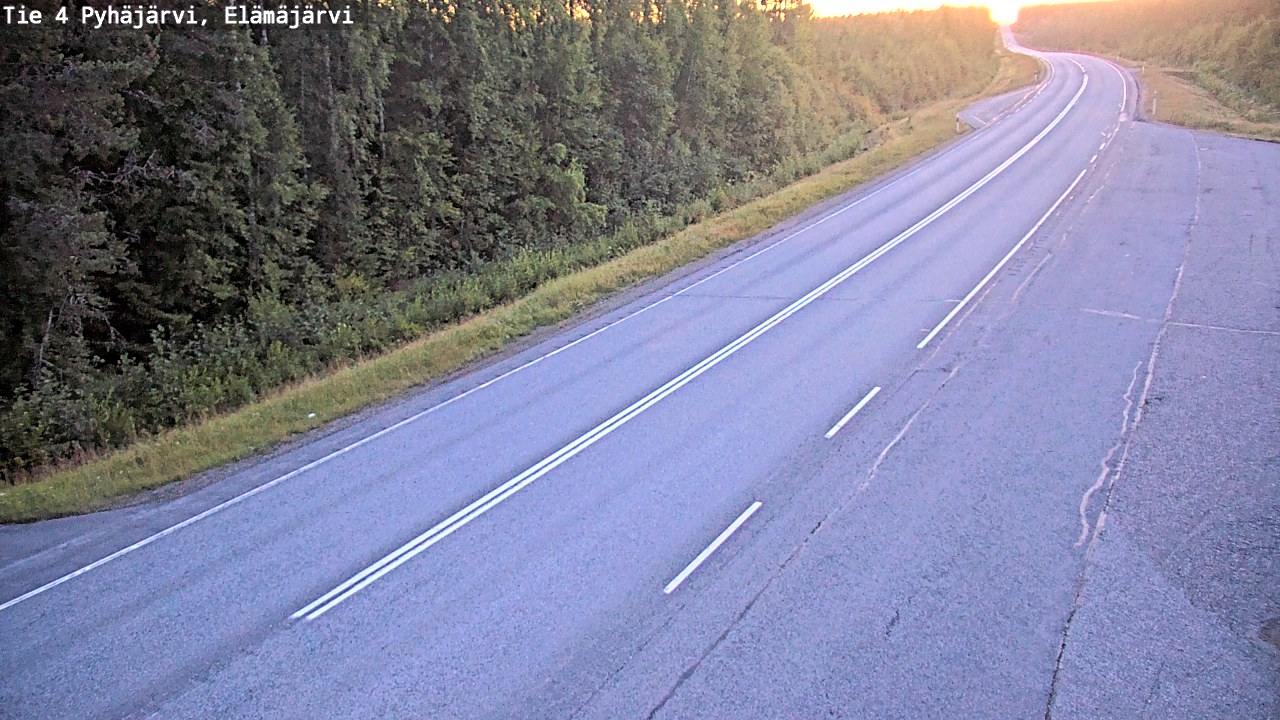 Kelikamerat Kuva Tie 4 Pyhäjärvi, Elämäjärvi, Pyhäjärvi, Pohjois-Pohjanmaa