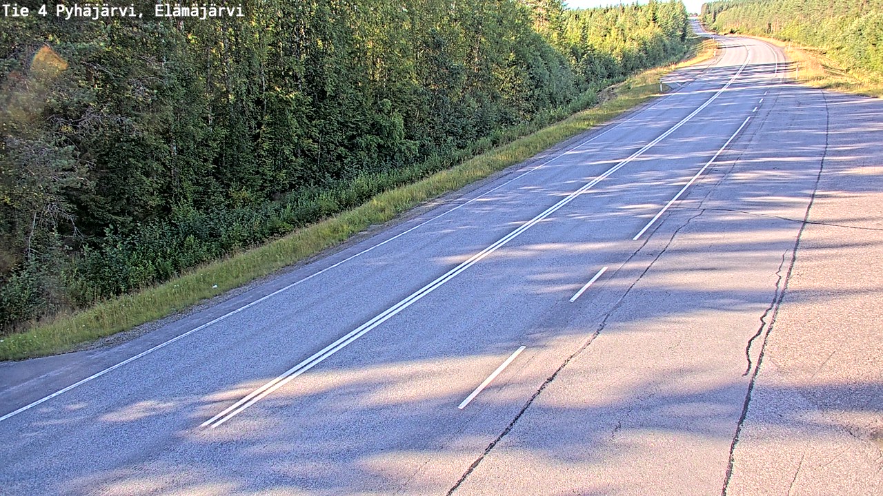 Kelikamerat Kuva Tie 4 Pyhäjärvi, Elämäjärvi, Pyhäjärvi, Pohjois-Pohjanmaa