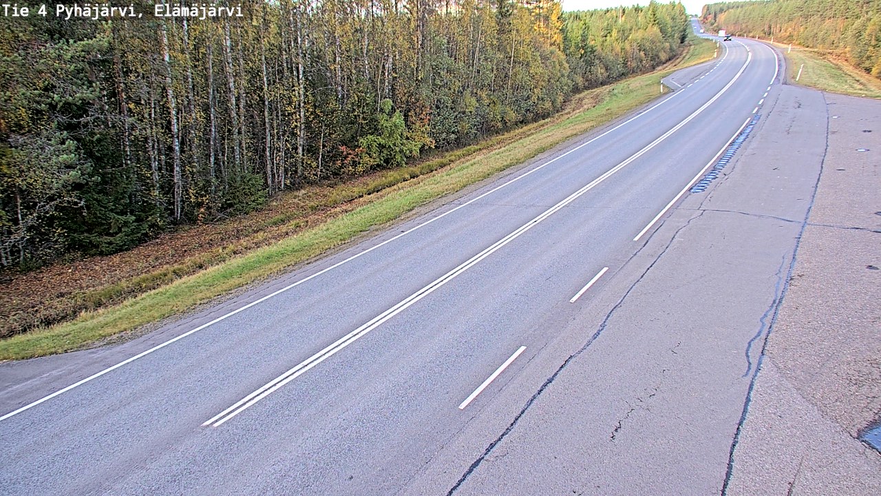 Kelikamerat Kuva Tie 4 Pyhäjärvi, Elämäjärvi, Pyhäjärvi, Pohjois-Pohjanmaa