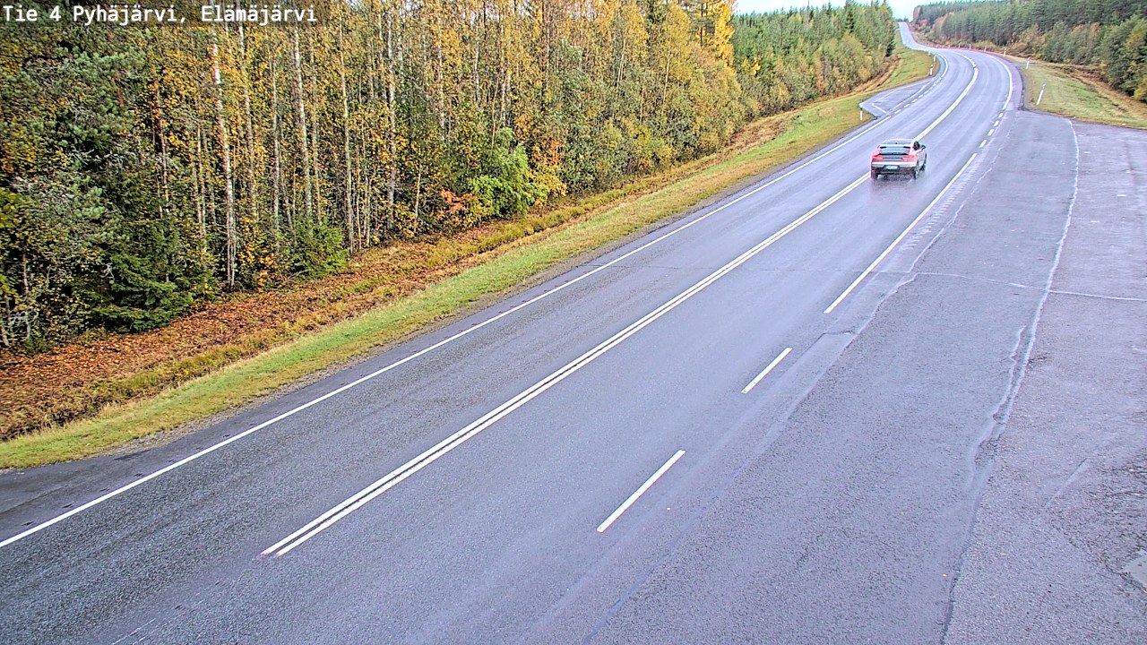 Kelikamerat Kuva Tie 4 Pyhäjärvi, Elämäjärvi, Pyhäjärvi, Pohjois-Pohjanmaa