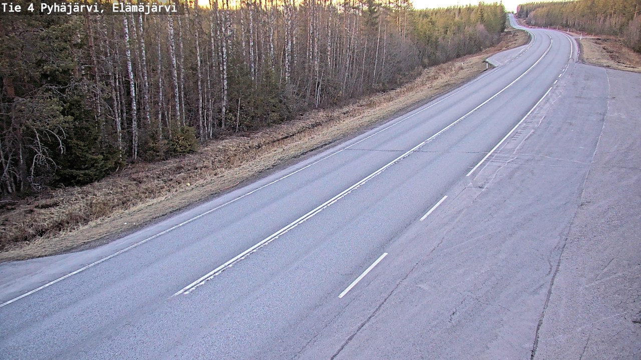 Kelikamerat Kuva Tie 4 Pyhäjärvi, Elämäjärvi, Pyhäjärvi, Pohjois-Pohjanmaa