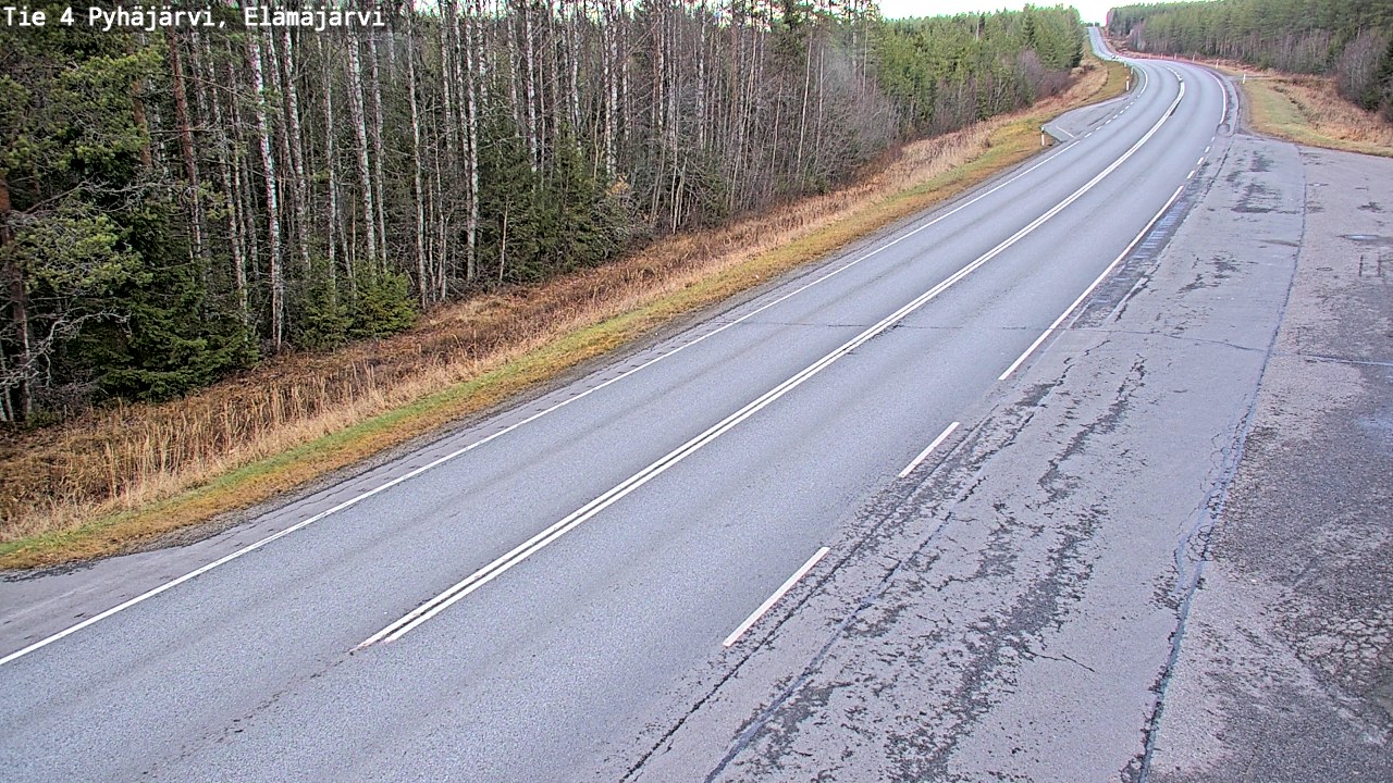 Kelikamerat Kuva Tie 4 Pyhäjärvi, Elämäjärvi, Pyhäjärvi, Pohjois-Pohjanmaa