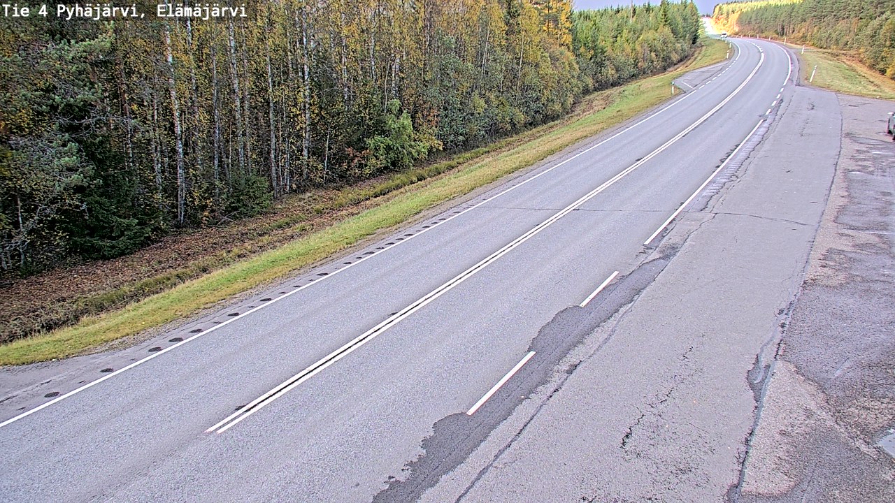 Kelikamerat Kuva Tie 4 Pyhäjärvi, Elämäjärvi, Pyhäjärvi, Pohjois-Pohjanmaa