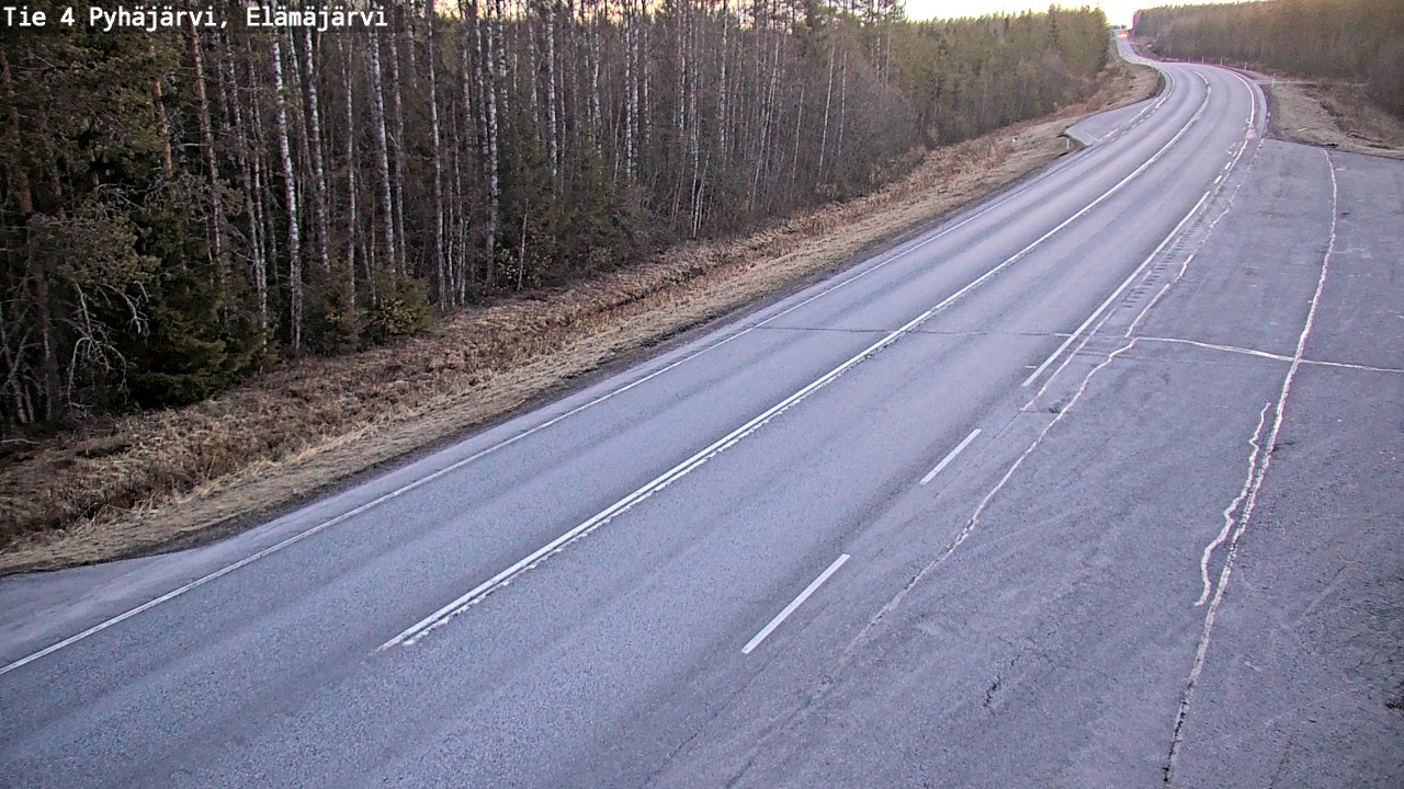 Kelikamerat Kuva Tie 4 Pyhäjärvi, Elämäjärvi, Pyhäjärvi, Pohjois-Pohjanmaa