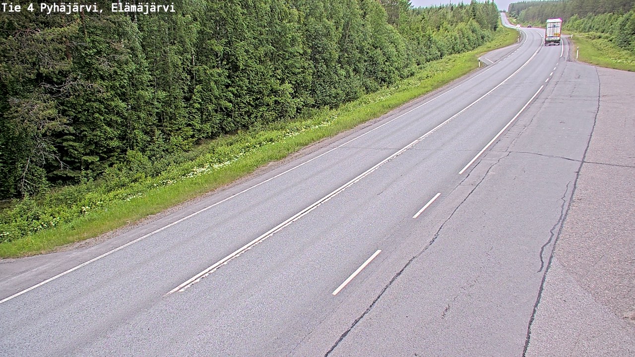 Kelikamerat Kuva Tie 4 Pyhäjärvi, Elämäjärvi, Pyhäjärvi, Pohjois-Pohjanmaa