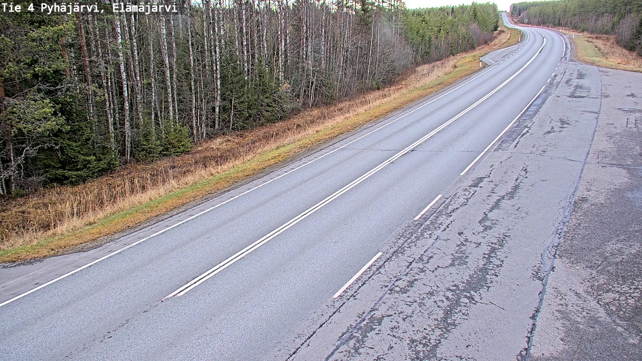 Kelikamerat Kuva Tie 4 Pyhäjärvi, Elämäjärvi, Pyhäjärvi, Pohjois-Pohjanmaa