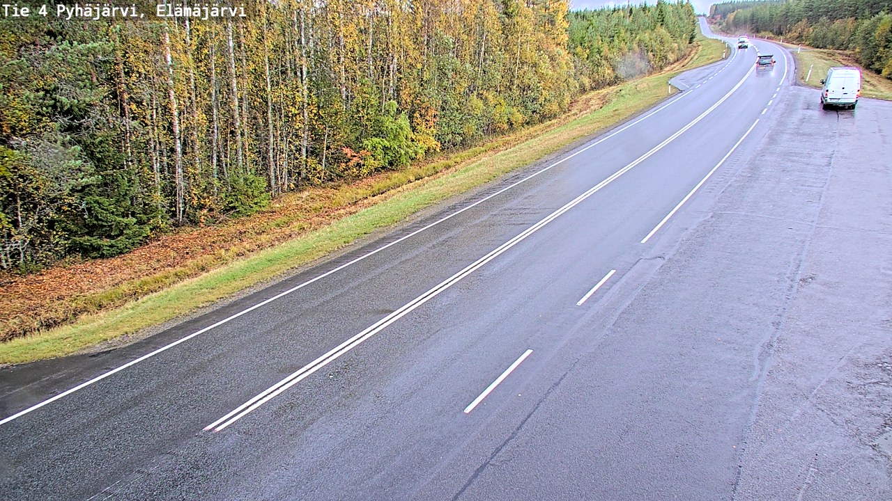 Kelikamerat Kuva Tie 4 Pyhäjärvi, Elämäjärvi, Pyhäjärvi, Pohjois-Pohjanmaa