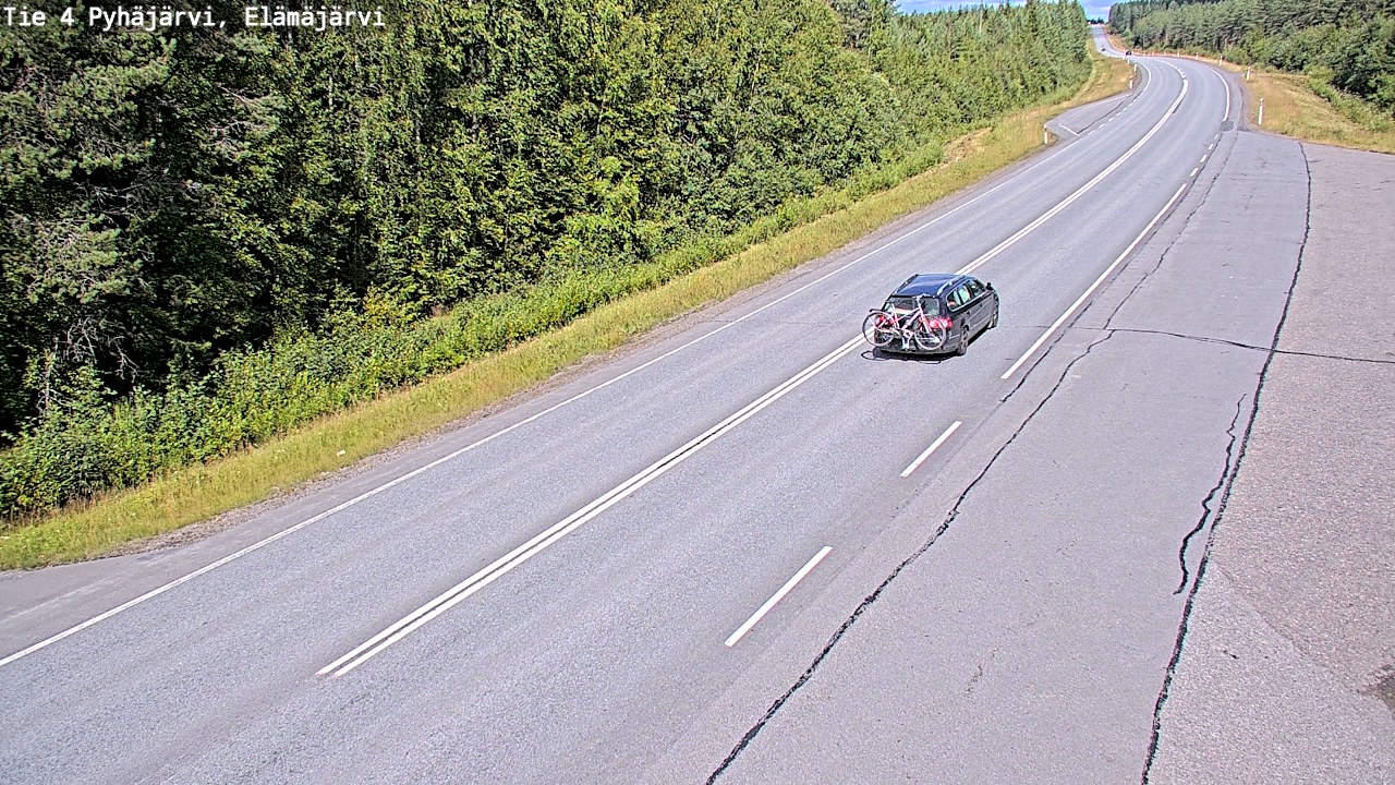 Kelikamerat Kuva Tie 4 Pyhäjärvi, Elämäjärvi, Pyhäjärvi, Pohjois-Pohjanmaa
