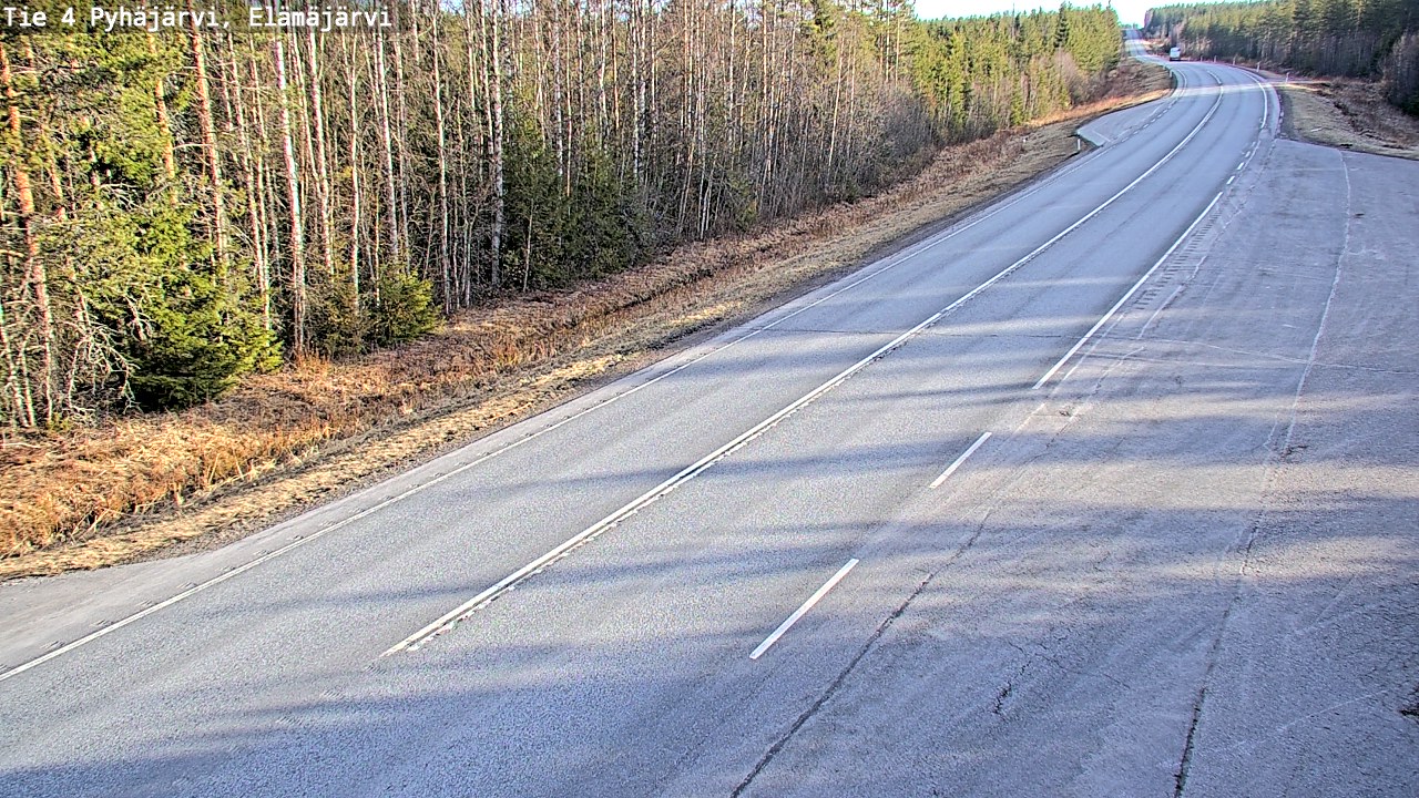 Kelikamerat Kuva Tie 4 Pyhäjärvi, Elämäjärvi, Pyhäjärvi, Pohjois-Pohjanmaa