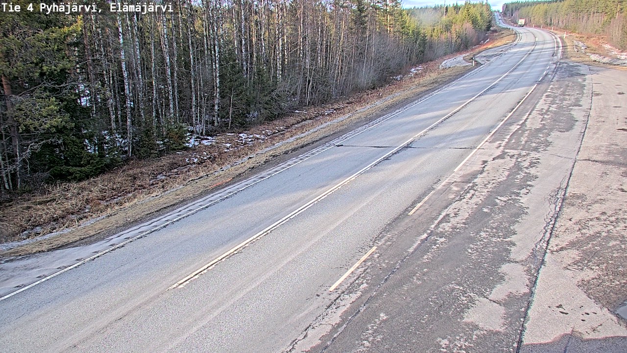 Kelikamerat Kuva Tie 4 Pyhäjärvi, Elämäjärvi, Pyhäjärvi, Pohjois-Pohjanmaa