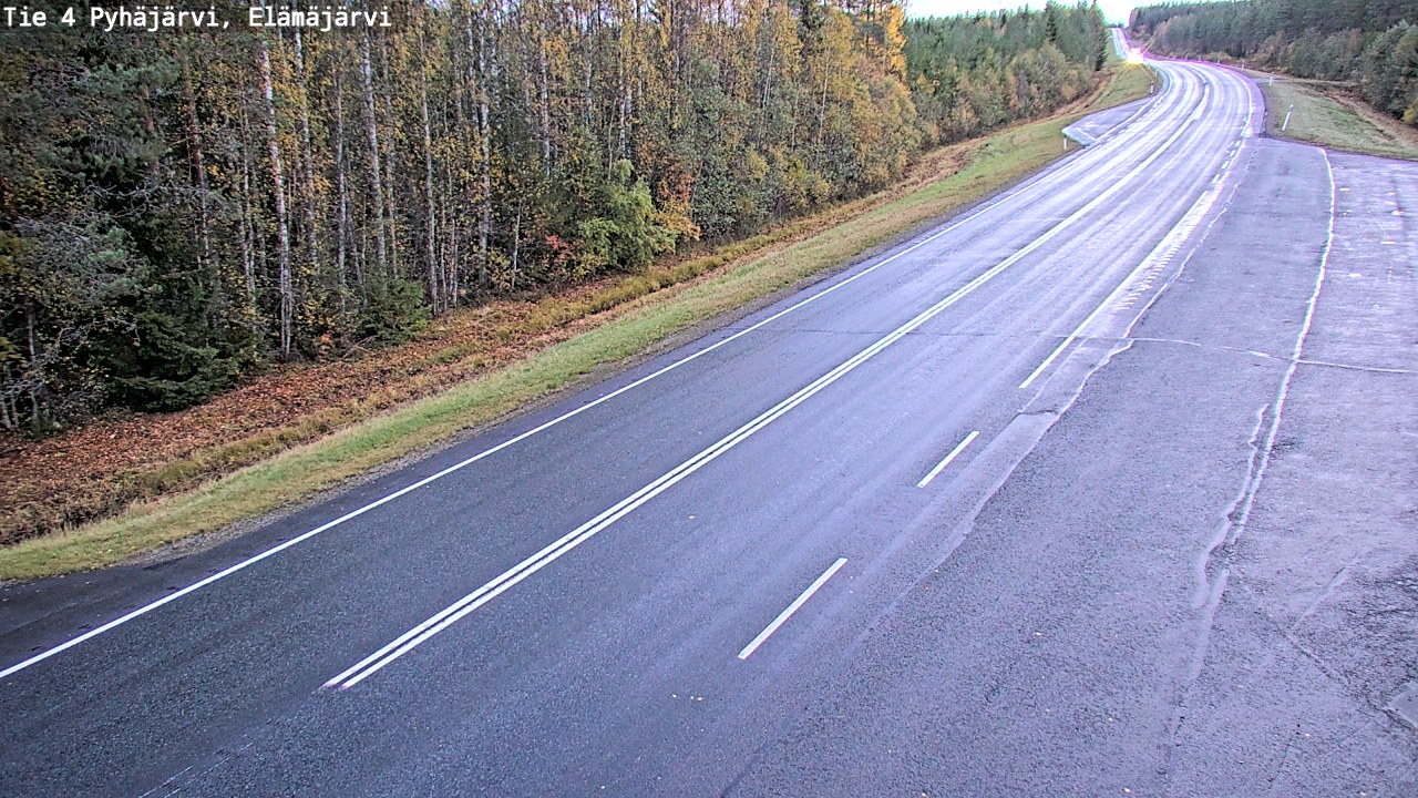 Kelikamerat Kuva Tie 4 Pyhäjärvi, Elämäjärvi, Pyhäjärvi, Pohjois-Pohjanmaa