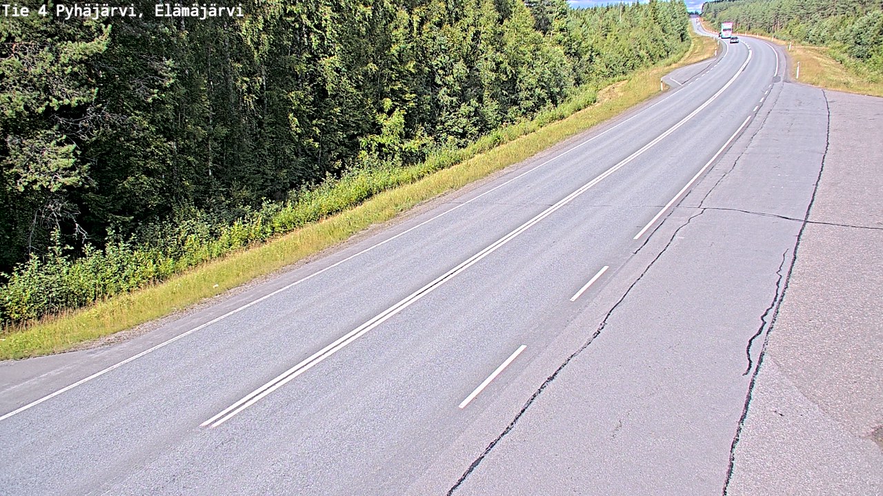 Kelikamerat Kuva Tie 4 Pyhäjärvi, Elämäjärvi, Pyhäjärvi, Pohjois-Pohjanmaa