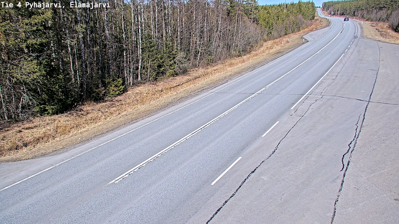 Kelikamerat Kuva Tie 4 Pyhäjärvi, Elämäjärvi, Pyhäjärvi, Pohjois-Pohjanmaa