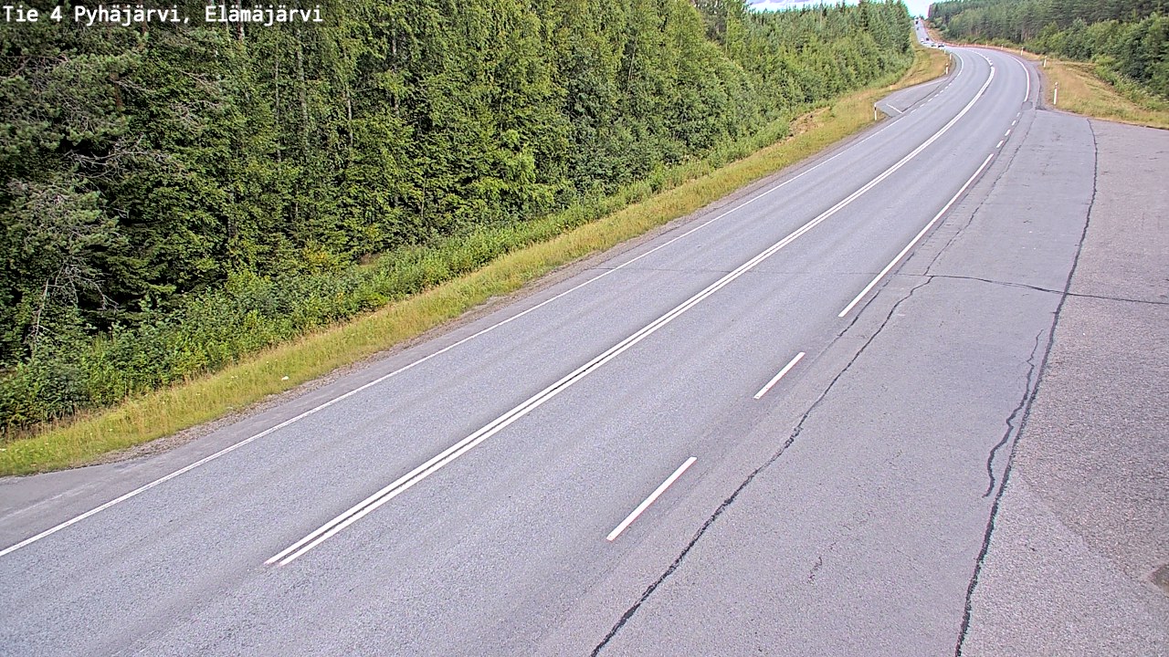 Kelikamerat Kuva Tie 4 Pyhäjärvi, Elämäjärvi, Pyhäjärvi, Pohjois-Pohjanmaa