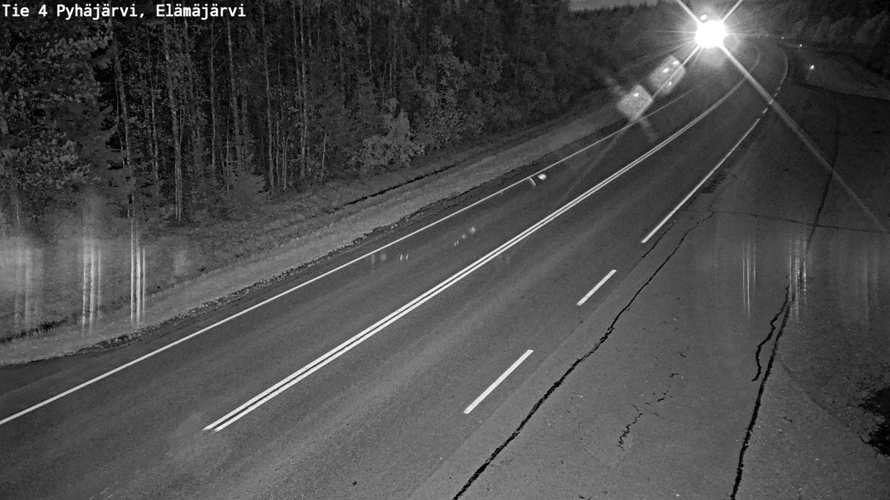Kelikamerat Kuva Tie 4 Pyhäjärvi, Elämäjärvi, Pyhäjärvi, Pohjois-Pohjanmaa