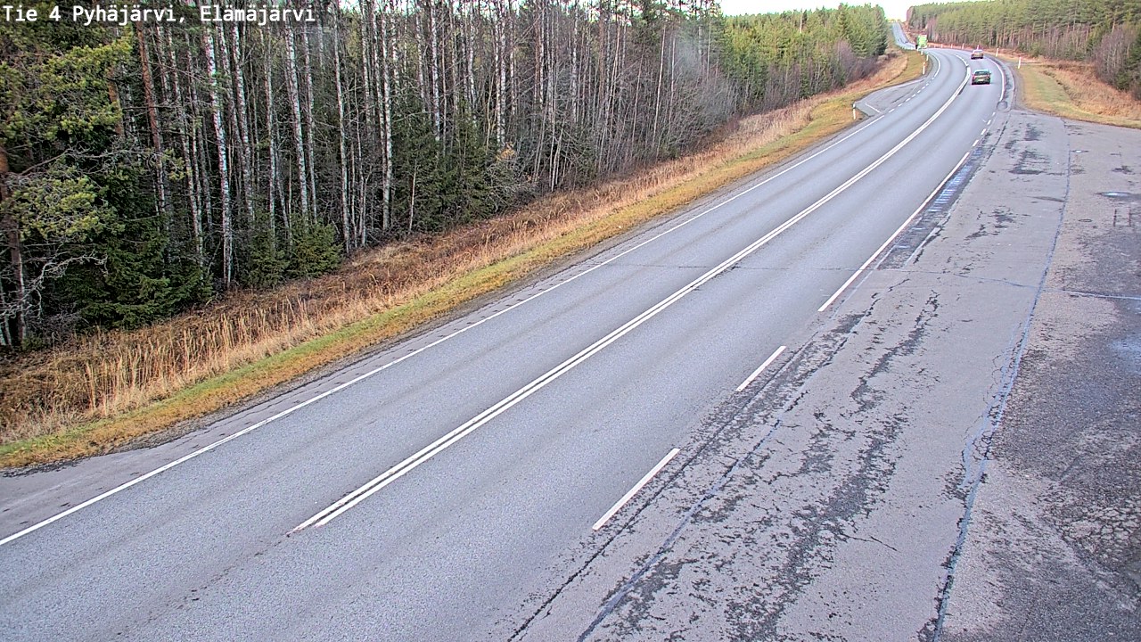 Kelikamerat Kuva Tie 4 Pyhäjärvi, Elämäjärvi, Pyhäjärvi, Pohjois-Pohjanmaa