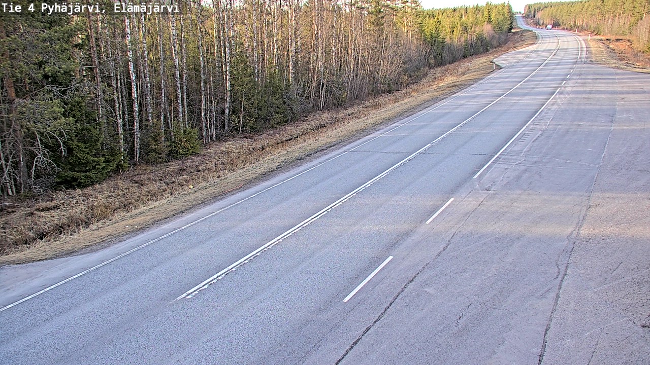 Kelikamerat Kuva Tie 4 Pyhäjärvi, Elämäjärvi, Pyhäjärvi, Pohjois-Pohjanmaa