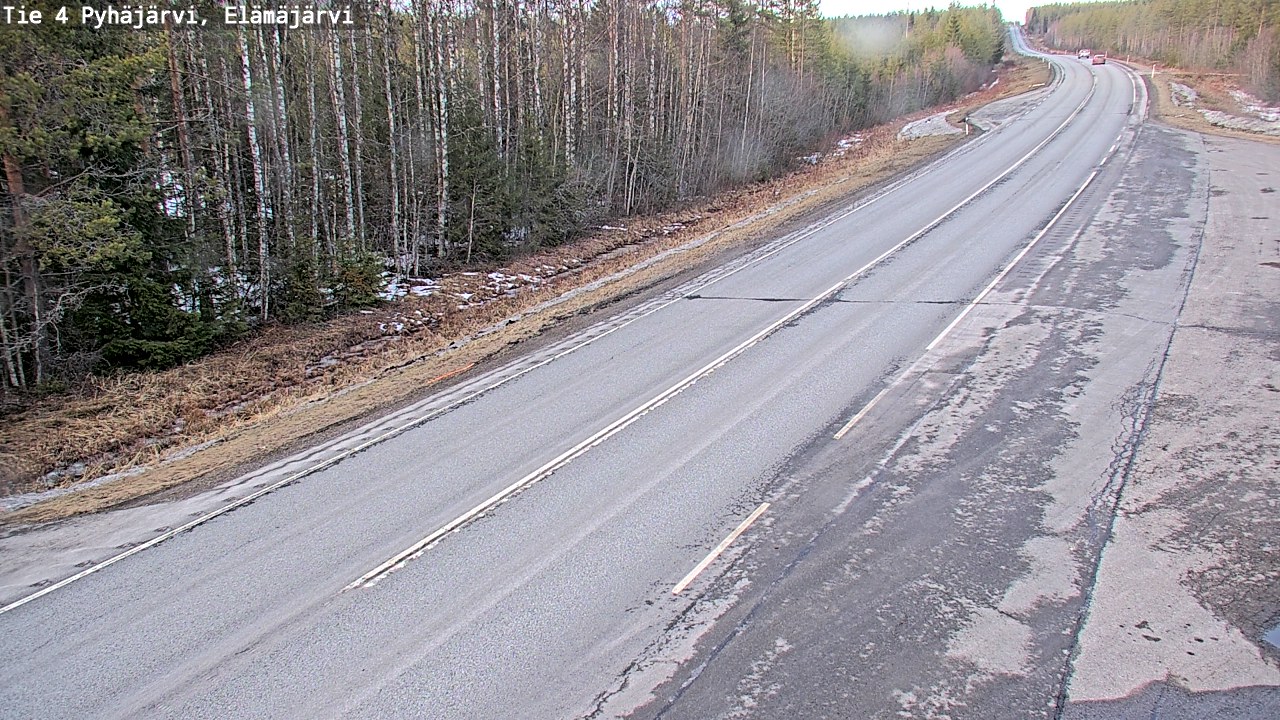Kelikamerat Kuva Tie 4 Pyhäjärvi, Elämäjärvi, Pyhäjärvi, Pohjois-Pohjanmaa