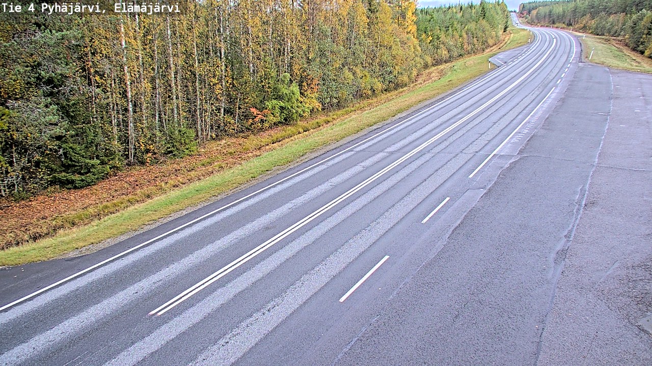Kelikamerat Kuva Tie 4 Pyhäjärvi, Elämäjärvi, Pyhäjärvi, Pohjois-Pohjanmaa