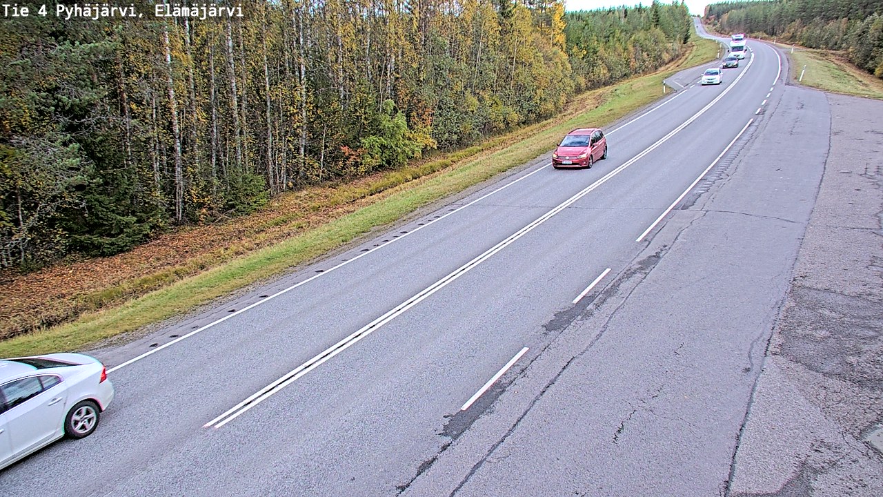 Kelikamerat Kuva Tie 4 Pyhäjärvi, Elämäjärvi, Pyhäjärvi, Pohjois-Pohjanmaa